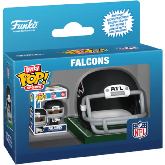 Funko Bitty Pop! NFL: Football - (Series 1) Bitty Pop! & Helmet (Display of 12)