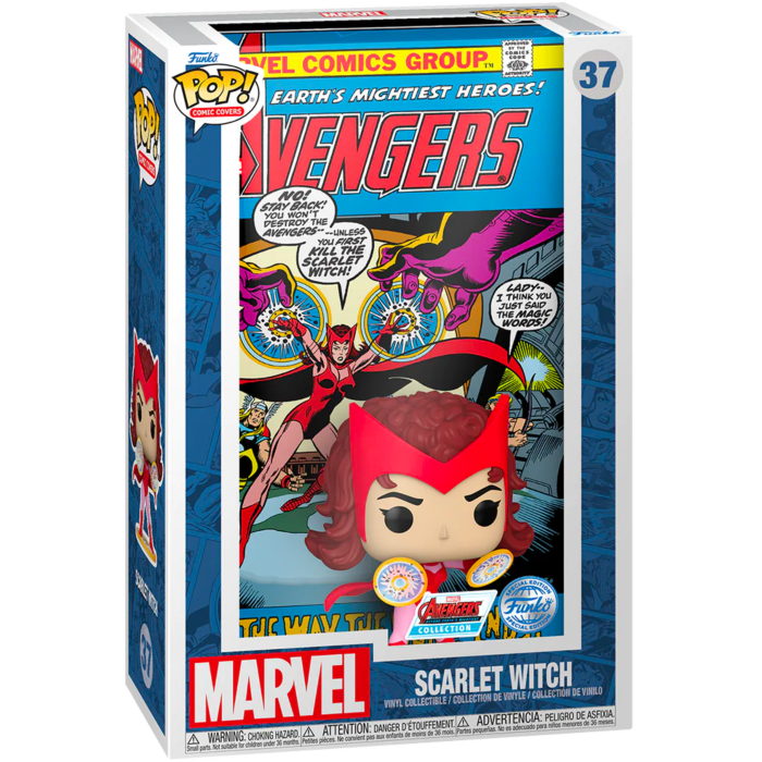 Funko Pop! Comic Covers - Marvel - Scarlet Witch The Avengers #37