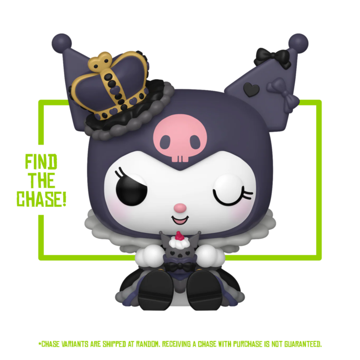 Funko Pop! Hello Kitty & Friends - Royal Kuromi #110 - Chase Chance (+ Box of 3 Mystery Exclusive)