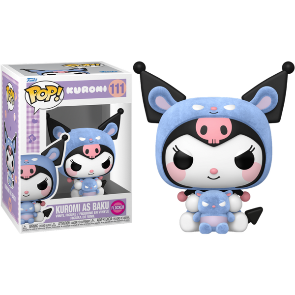 Funko Pop! Hello Kitty & Friends - Kuromi as Baku Flocked #111