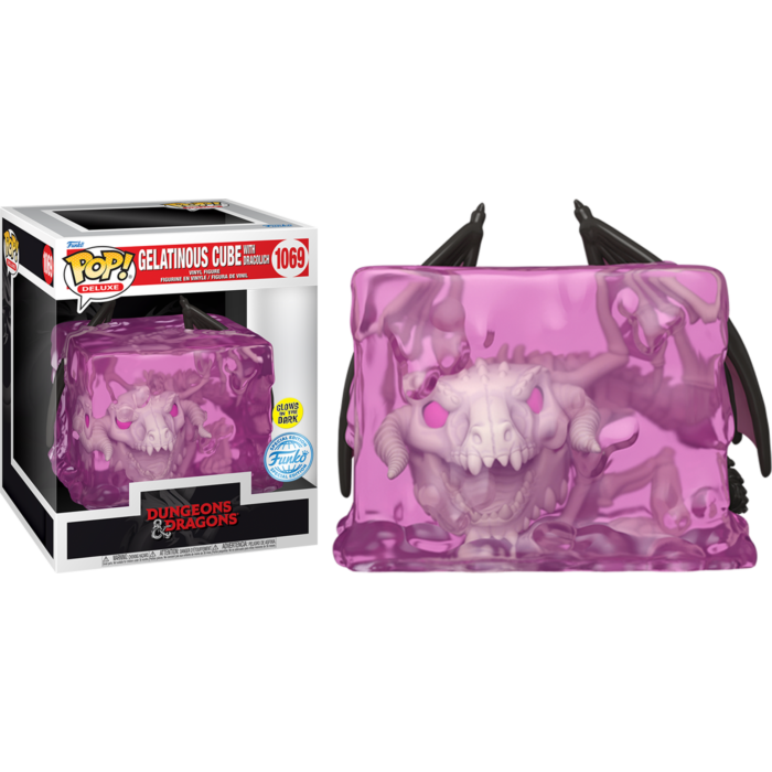 Funko Pop! Deluxe -  Dungeons & Dragons - Gelatinous Cube with Dracolich Glow in the Dark #1069