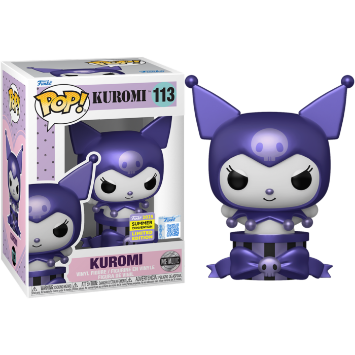 Funko Pop! Hello Kitty & Friends - Kuromi Metallic #113 (2025 Summer Convention Exclusive)
