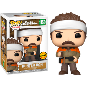 Funko Pop! Parks and Recreation - Hunter Ron with Acrylic Pop! Protector #1150 (Chase Variant)