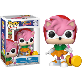 Funko Pop! Sonic the Hedgehog - Amy with Piko Hammer #1171 - Chase Cha Funko Pop! Sonic the Hedgehog - Amy with Piko Hammer #1171 - Chase Cha