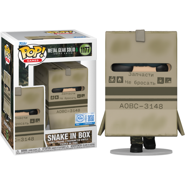 Funko Pop! Metal Gear Solid: Snake Eater - Snake in Box #1177