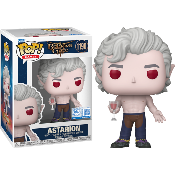 Funko Pop! Baldur's Gate 3 - Astarion (Shirtless) #1190 - Real Pop Mania