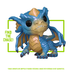 Funko Pop! Dungeons & Dragons - Blue Dragon Wyrmling #1199 - Chase Chance (+ Box of 3 Mystery Exclusive)