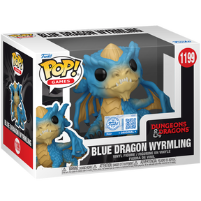 Funko Pop! Dungeons & Dragons - Blue Dragon Wyrmling #1199 - Chase Chance (+ Box of 3 Mystery Exclusive)