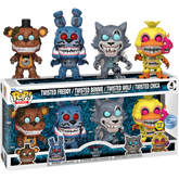 Funko Pop! Five Nights at Freddy's - The Twisted Ones Glow in the-Dark - 4-Pack &nbsp;[Restricted Shipping / Check Description]