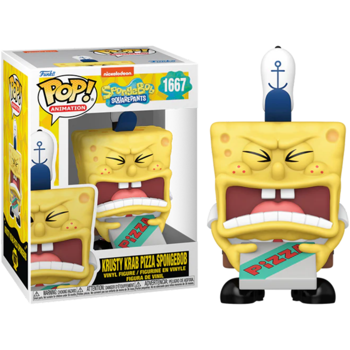 Funko Pop! SpongeBob SquarePants: 25th Anniversary - Krusty Krab Pizza SpongeBob #1667