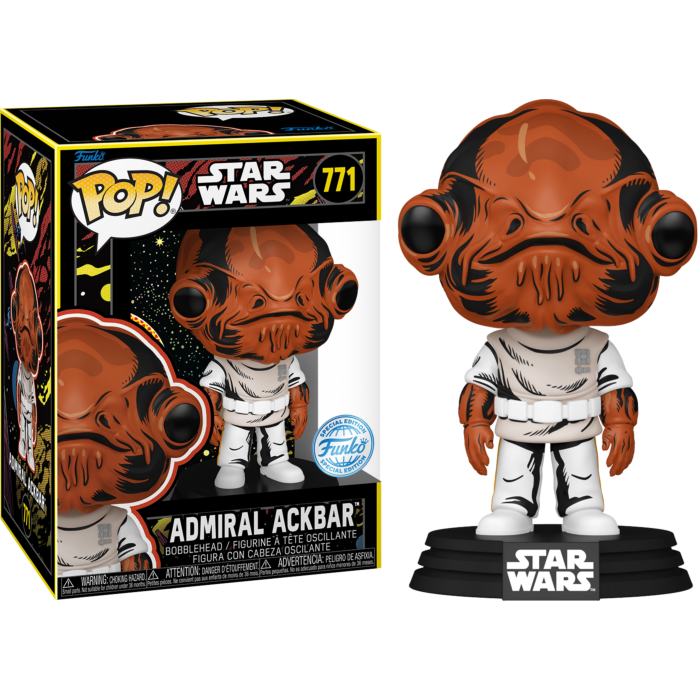 Funko Pop! Star Wars - Admiral Ackbar (Retro) #771