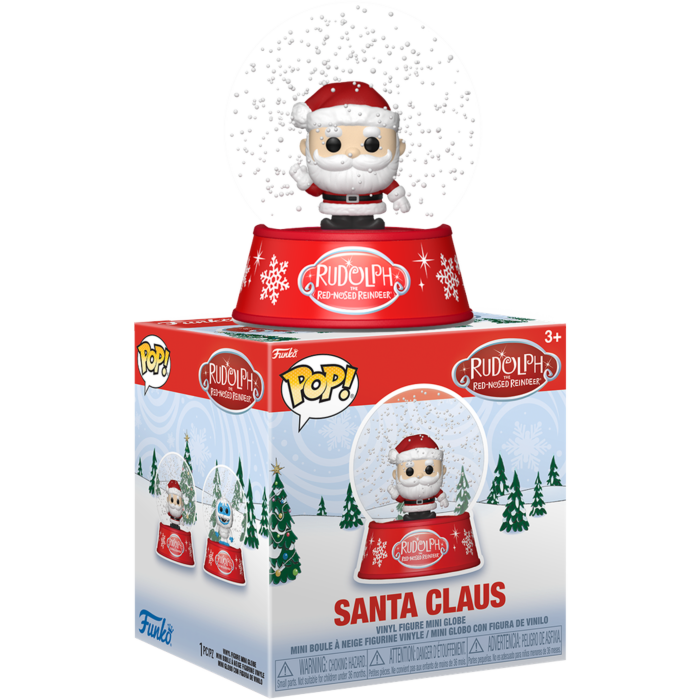 Funko Mini Pop! Snow Globes - Rudolph the Red-Nosed Reindeer - Mini (Display of 12)
