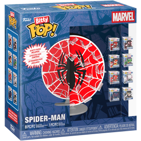 Funko Bitty Pop! Spider-Man - Spider-Man Web - Display Shelf Bundle