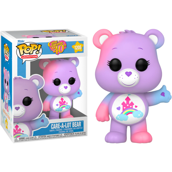 Funko Pop! Care Bears - Care-a-Lot Bear 40th Anniversary #1205 - Chase Chance - Real Pop Mania
