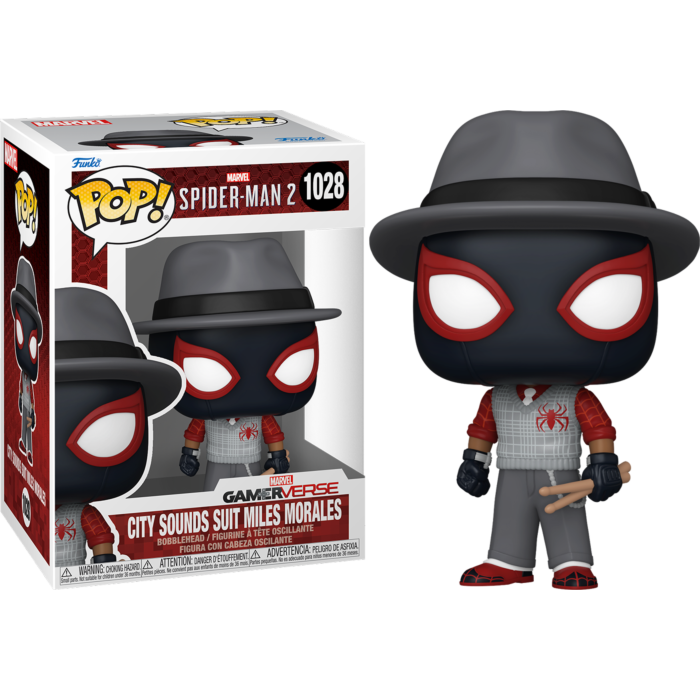 Funko Pop! Marvel's Spider-Man 2 - City Sounds Suit Miles Morales #1028