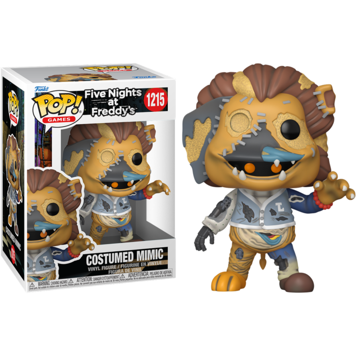 Funko Pop! Five Nights at Freddy's - Burntrap, The Mimic & Costumed Mimic - Bundle (Set of 3) - Real Pop Mania