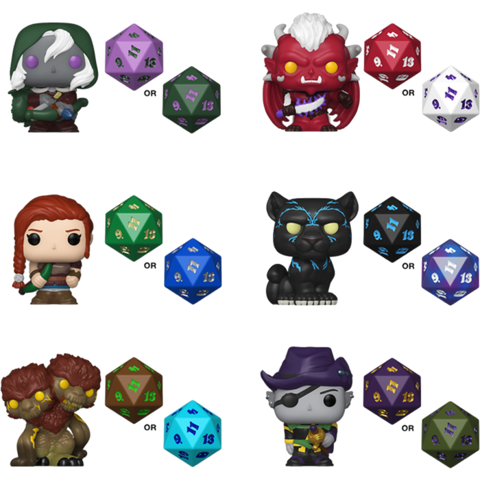 Funko Bitty Pop! Dungeons & Dragons - Dice Blind Bag (Display of 12)