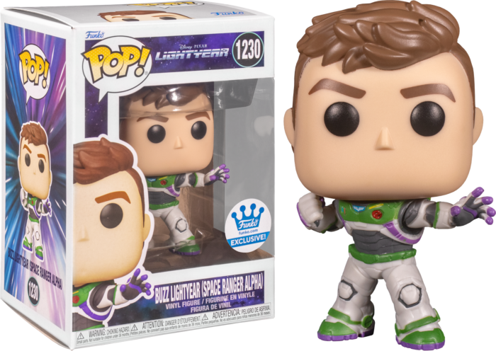 Funko Pop! Lightyear (2022) - Buzz Lightyear with Alpha Suit #1230 (+ Box of 3 Mystery Exclusive)