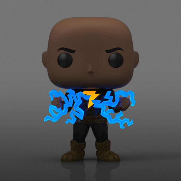Funko Pop! Black Adam (2022) - Black Adam with Lightning in Acrylic with Pop! Protector #1232 (Chase Variant)