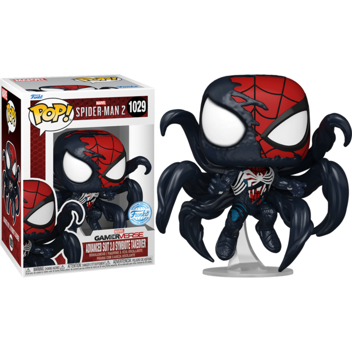 Funko Pop! Marvel's Spider-Man 2 - Advanced Suit 2.0 Symbiote Takeover #1029