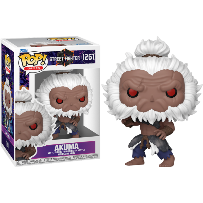 Funko Pop! Street Fighter 6 - Akuma, Cammy, Chun-Li, Ken & Ryu - Bundle (Set of 5)