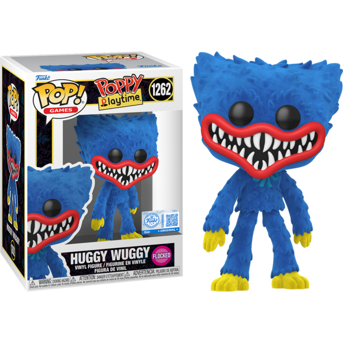 Funko Pop! Poppy Playtime - Huggy Wuggy Flocked #1262