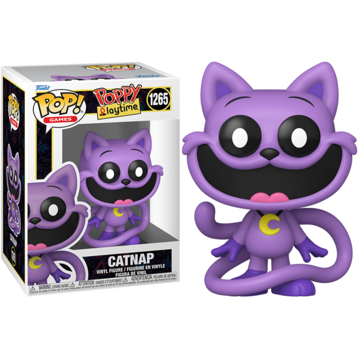 Funko Pop! Poppy Playtime - Catnap, Huggy Wuggy, Mommy Long Legs & Poppy - Bundle (Set of 4)