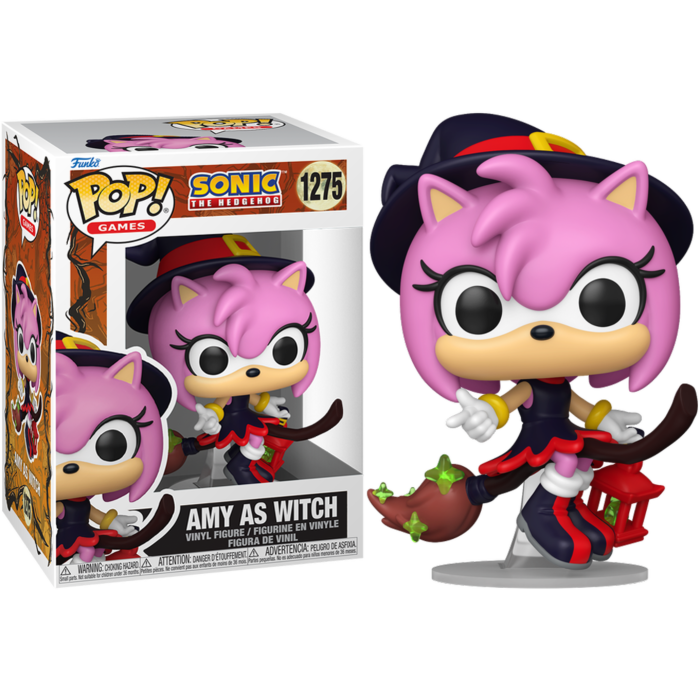 Funko Pop! Sonic the Hedgehog - Amy as Witch (Halloween) #1275 - Real Pop Mania