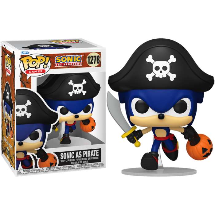 Funko Pop! Sonic the Hedgehog - Amy, Knuckles, Tails, Sonic & Dr. Eggman (Halloween) - Bundle (Set of 5) - Real Pop Mania
