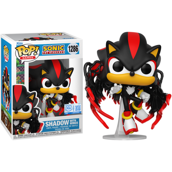 Funko Pop! Sonic the Hedgehog - Shadow with Wings #1286 - Real Pop Mania