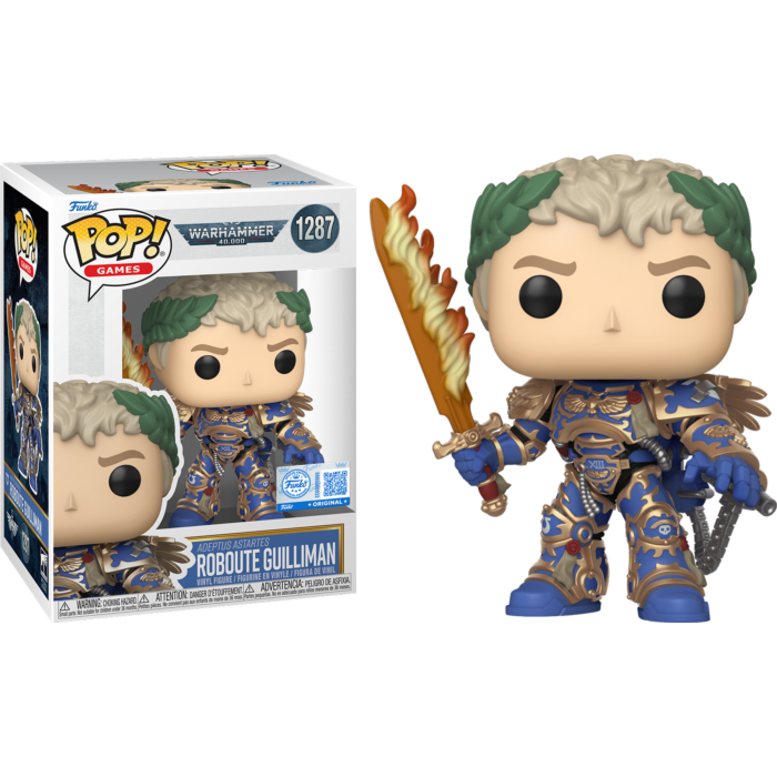 Funko Pop! Warhammer 40,000 - Roboute Guilliman #1287 (+ Box of 3 Mystery Exclusive)
