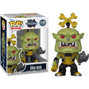 Funko Pop! Total War: Warhammer 40,000 - Ultramarines Captain, Astra Militarum Commisar, Ork Nob & Aeldari Ranger - Bundle (Set of 4)