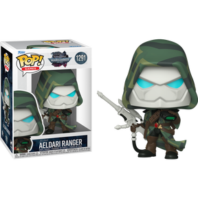 Funko Pop! Total War: Warhammer 40,000 - Ultramarines Captain, Astra Militarum Commisar, Ork Nob & Aeldari Ranger - Bundle (Set of 4)