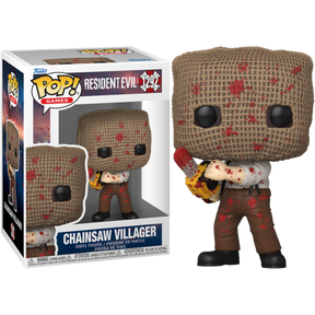 Funko Pop! Resident Evil - Chainsaw Villager, Jill Valentine, Leon S. Kennedy & Albert Wesker - Bundle (Set of 4)