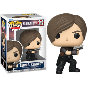 Funko Pop! Resident Evil - Chainsaw Villager, Jill Valentine, Leon S. Kennedy & Albert Wesker - Bundle (Set of 4)