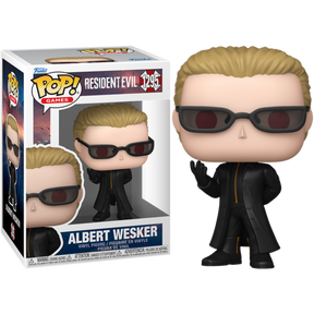 Funko Pop! Resident Evil - Chainsaw Villager, Jill Valentine, Leon S. Kennedy & Albert Wesker - Bundle (Set of 4)