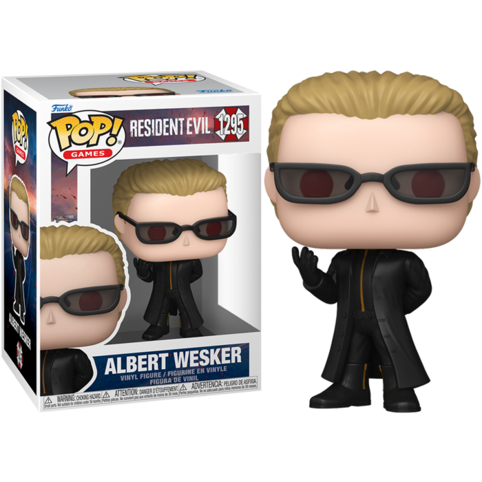 Funko Pop! Resident Evil - Chainsaw Villager, Jill Valentine, Leon S. Kennedy & Albert Wesker - Bundle (Set of 4)
