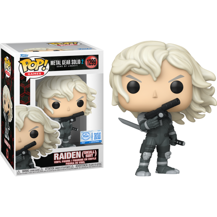 Funko Pop! Metal Gear Solid 2: Sons of Liberty - Raiden (Skull Suit) #1299