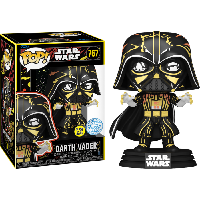 Funko Pop! Star Wars - Darth Vader (Retro) Glow in the Dark #767