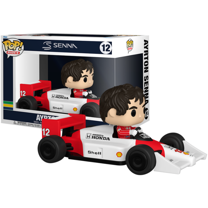 Funko Pop! Rides - F1: Formula 1 - Ayrton Senna with Race Car #12