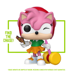Funko Pop! Sonic the Hedgehog - Amy with Piko Hammer #1171 - Chase Chance