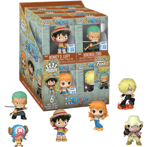 Funko! One Piece - Funko Minis 3" Vinyl Figure (Display of 12)