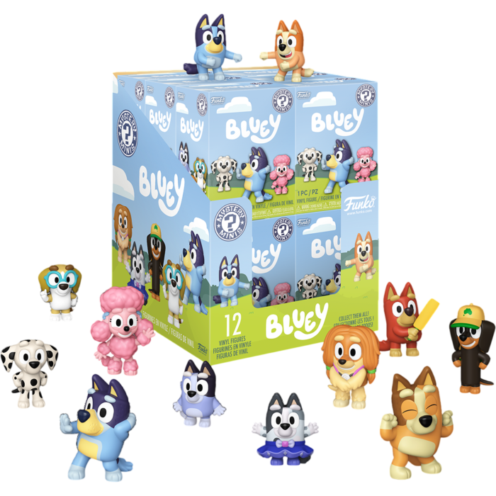 Funko! Bluey - Mystery Minis Blind Box (Display of 12) - Real Pop Mania