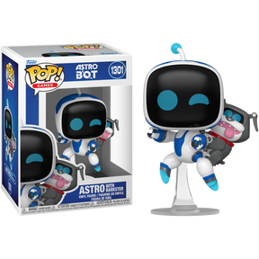 Funko Pop! Astro Bot - Astro, Dad of Boy, Machine Hunter & Tooled-Up Mechanic - Bundle (Set of 4)