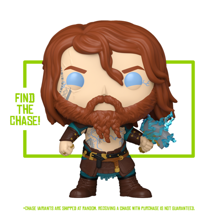 Funko Pop! God of War: Ragnarok - Thor #1343 - Chase Chance (+ Box of 3 Mystery Exclusive)