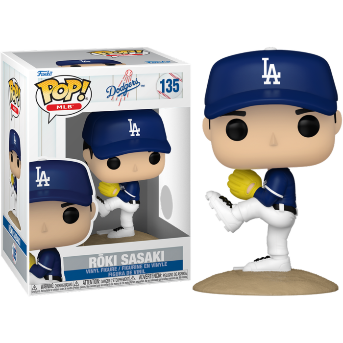 Funko Pop! MLB Baseball: Los Angeles Dodgers - Roki Sasaki #135