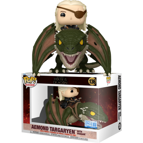 FUNKO - FUNKO POP!  ハウス・オブ・ザ・ドラゴン　エイモンド　ヴァーガー Funko Pop House Of The Dragon Vhagar #148 LE 1990 MINT In