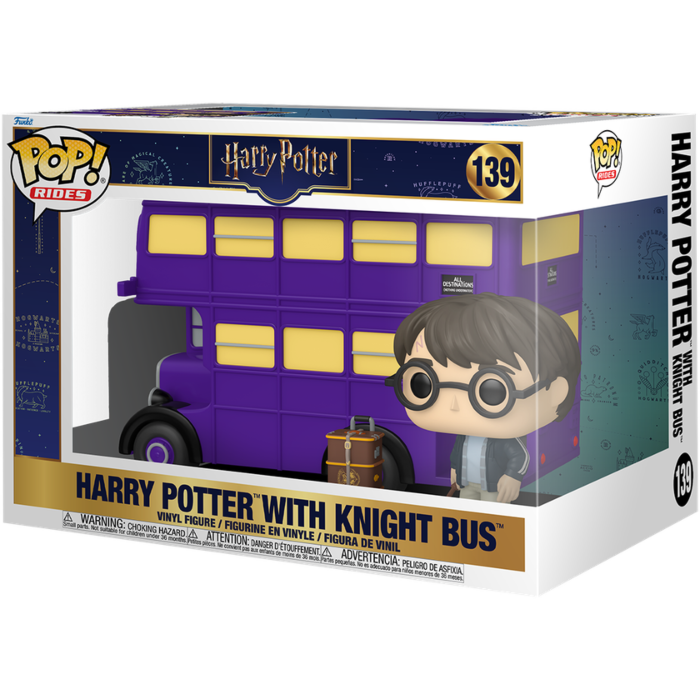 Funko Pop! Rides - Harry Potter - Harry Potter with Knight Bus #139