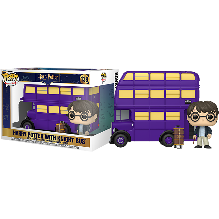 Funko Pop! Rides - Harry Potter - Harry Potter with Knight Bus #139