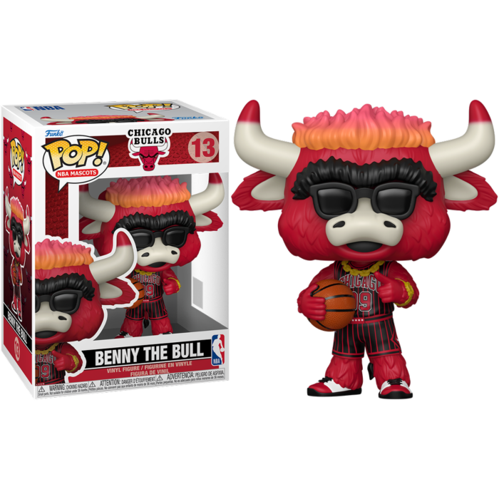 Funko Pop! NBA Basketball: Mascots - Benny the Bull Chicago Bulls #13